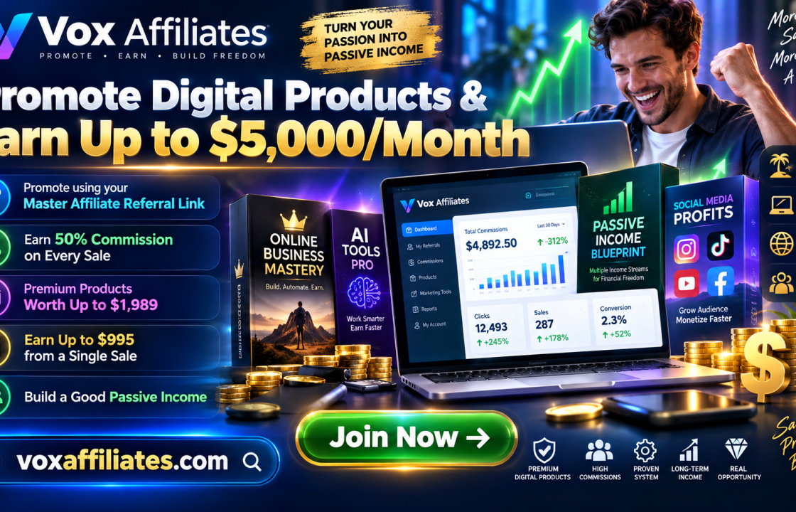 Vox Affiliates - Earn More Freedom